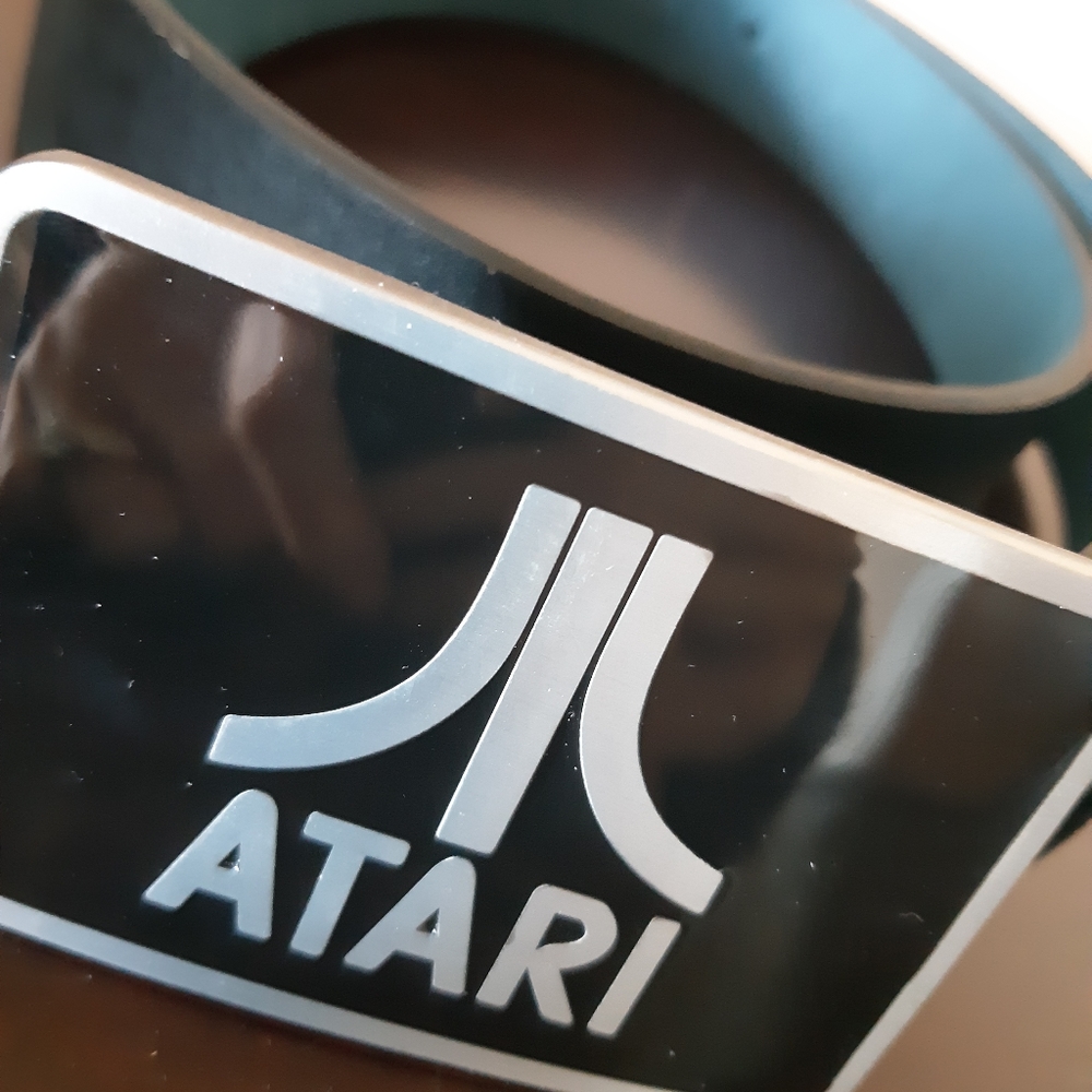 ATARI unisex Italian leather belt